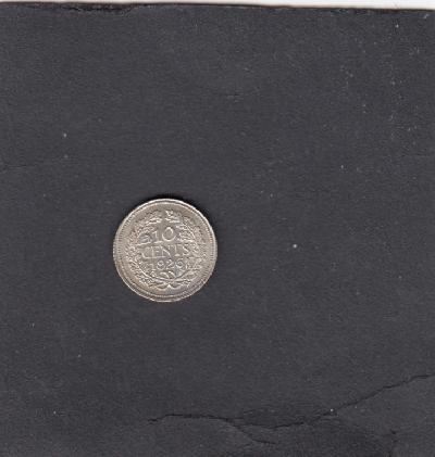 Beschrijving: 10 CENT WILHELMINA